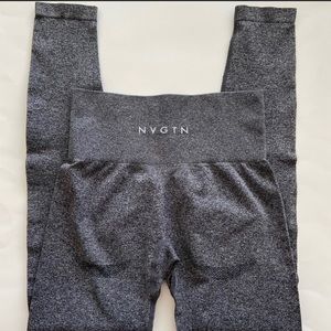 NVGTN dark grey high waisted seamless leggings
